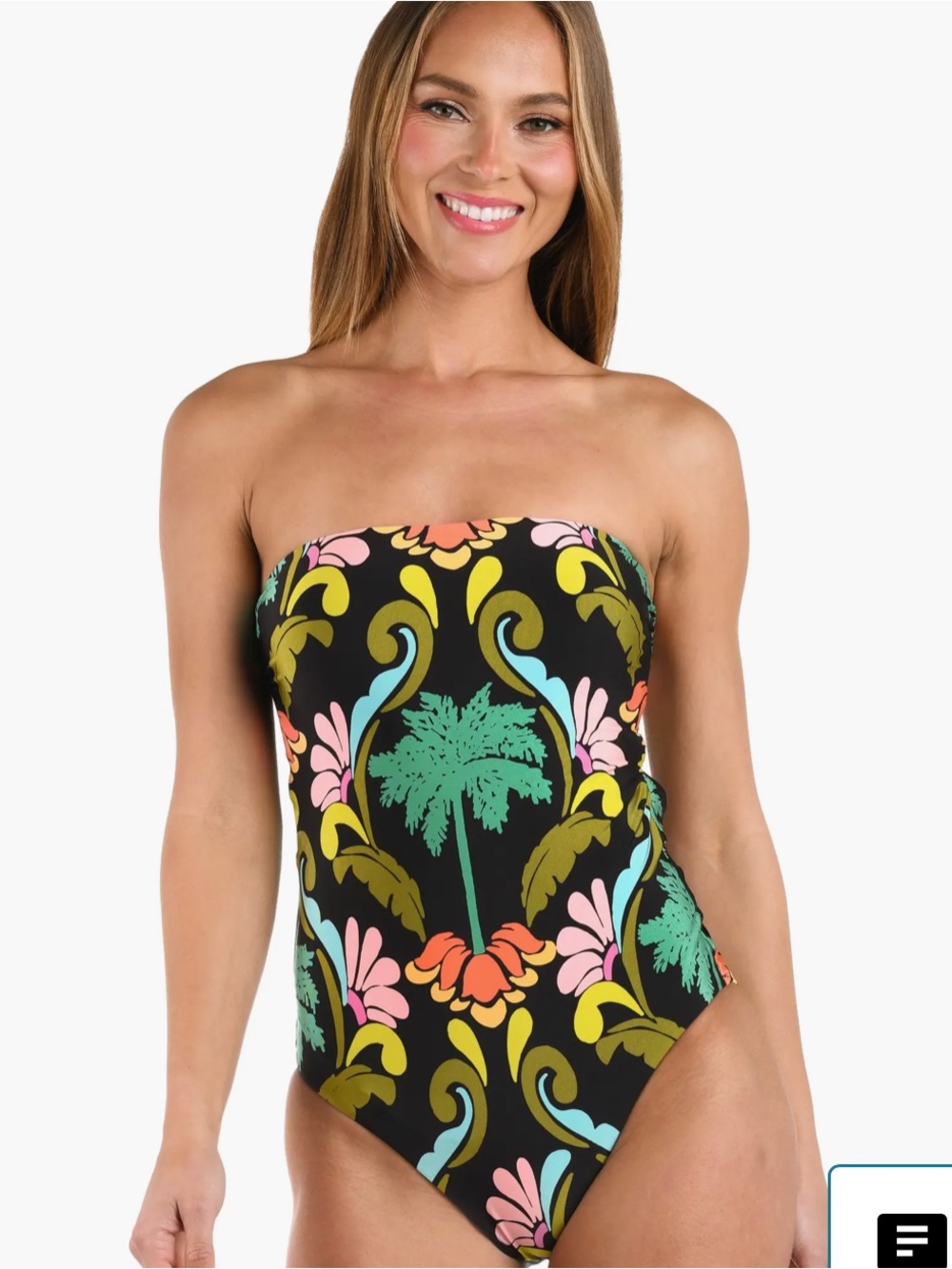 Mirage Bandeau One-Piece Swimsuit - Picture 2 of 13